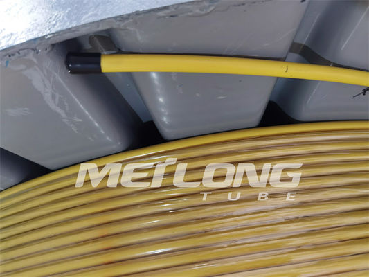PVDF এনক্যাপসুলেটেড কন্ট্রোল লাইন ডুপ্লেক্স স্টেইনলেস স্টীল ক্যাপিলারি টিউবিং