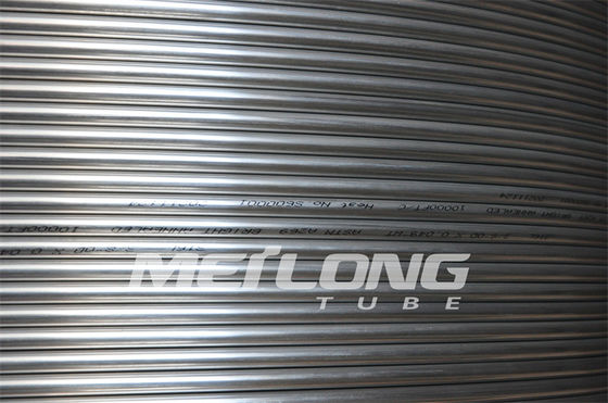 1 / 4 '' OD X 0.065 '' WT TP316L পাতলা ক্যাপিলারি টিউব হাইড্রোলিক কন্ট্রোল লাইন