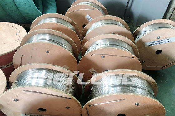1 / 2 '' OD X 0.065 '' নিকেল অ্যালয় টিউবিং জিওথার্মাল ডাউনহোল টিউবিং ডুপ্লেক্স 2205