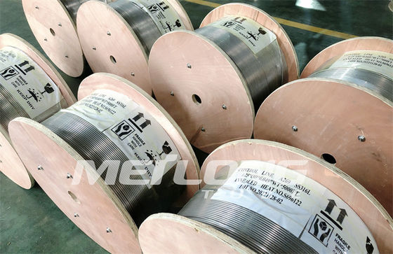 Inconel 625 ক্যাপিলারি কয়েলড টিউবিং ইনজেকশন লাইন ss কৈশিক টিউব জিওথার্মাল ওয়েলস