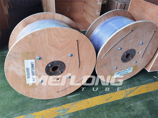 ASTM A789 1/8in হাইড্রোলিক কন্ট্রোল লাইন ডুপ্লেক্স SS পাতলা প্রাচীরযুক্ত ক্যাপিলারি টিউব