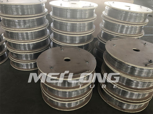 316L কয়েলড স্টেইনলেস স্টীল কয়েলড টিউবিং 10000Psi